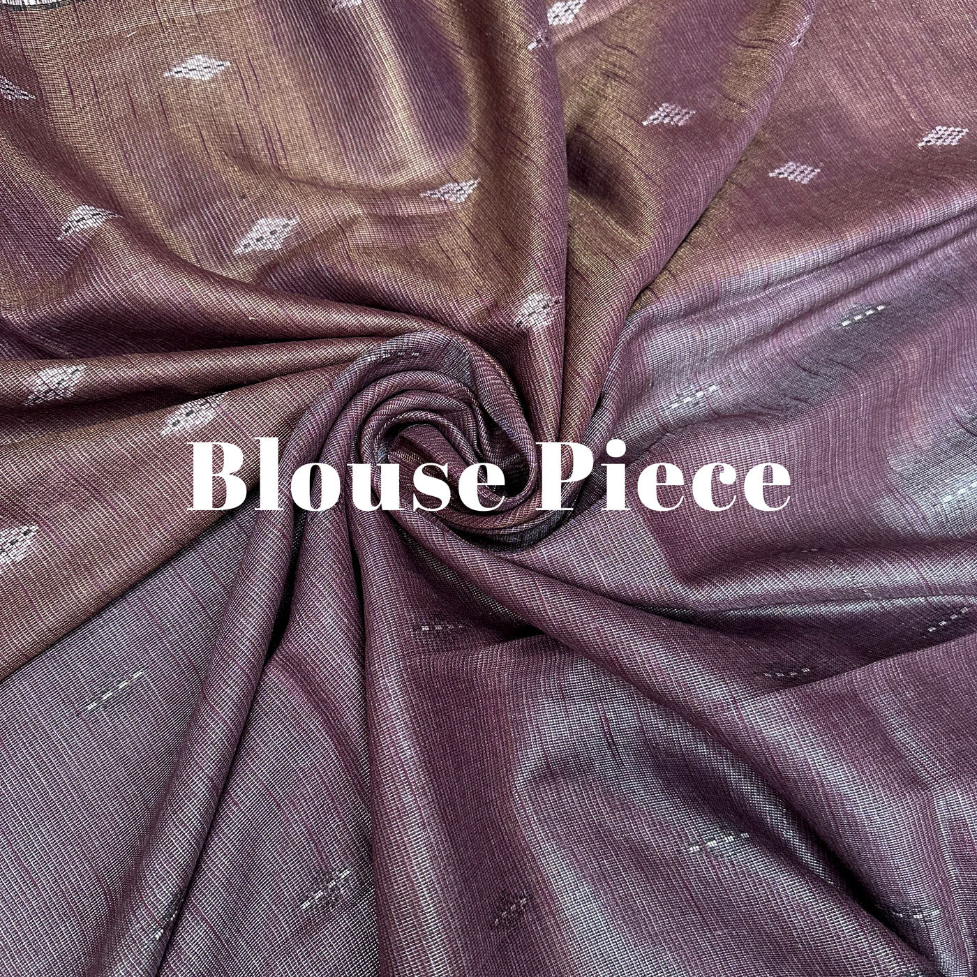 Amaranth Cotton Metallic Saree
