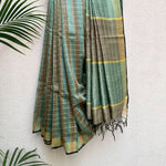 Load image into Gallery viewer, Amargeet Handwoven Tussar Dupion Silk Saree
