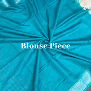 Amazon Forest Cotton Silk Saree