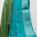 Load image into Gallery viewer, Amazon Forest Cotton Silk Saree
