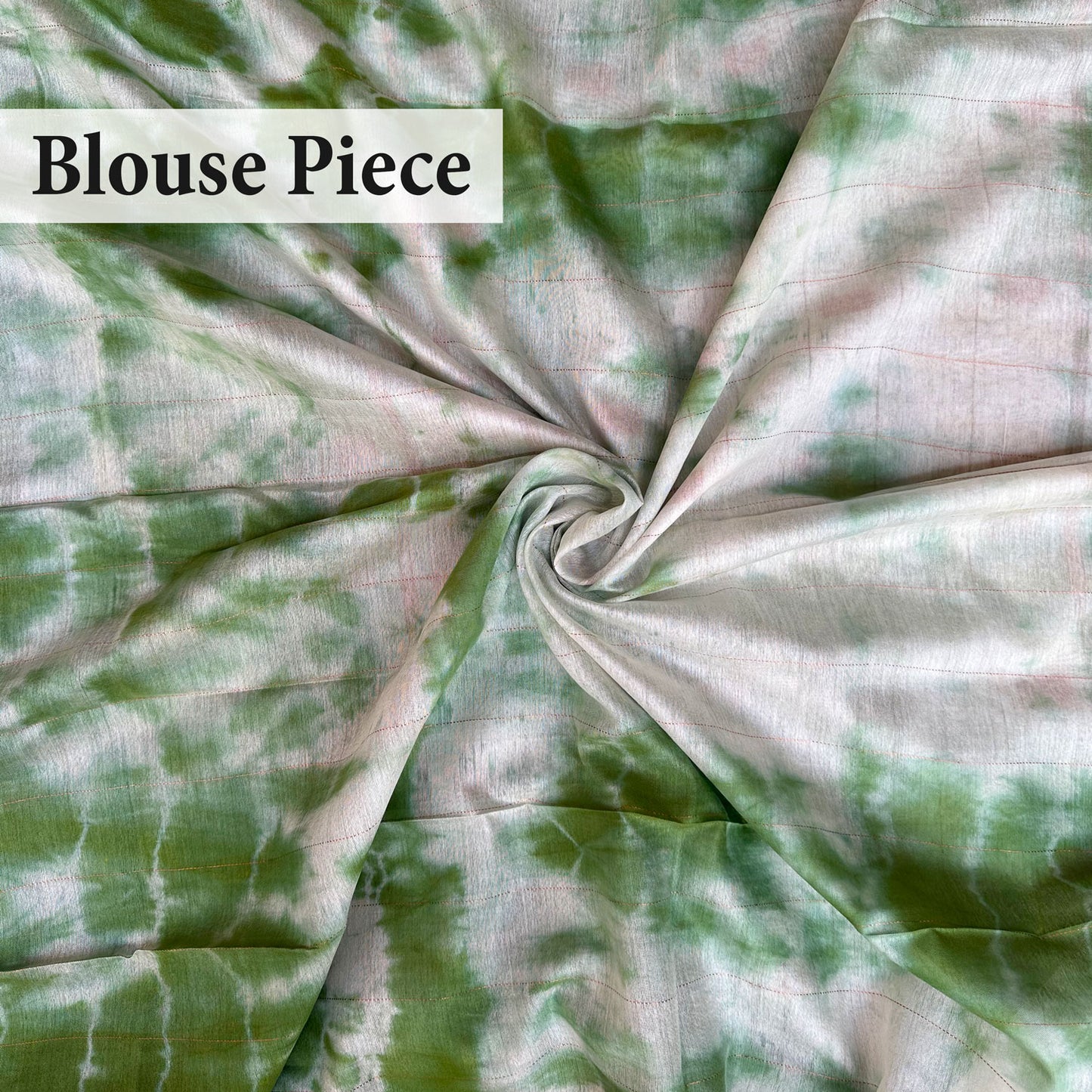 Amazon Forest Tie n Dye Cotton Silk Saree