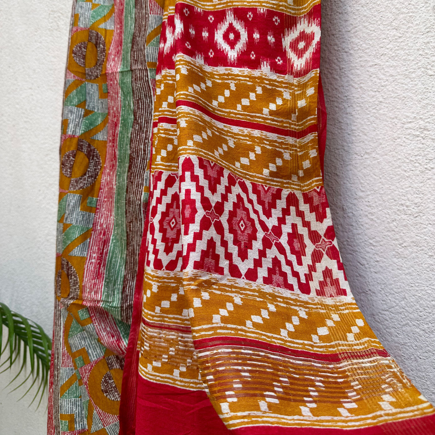 Amberglow Cotton Viscose Silk Saree