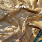 Load image into Gallery viewer, Ambhojini Zari Linen Embroidered Saree
