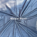 Load image into Gallery viewer, Anantaa Indigo Hand Block Cotton Linen Saree
