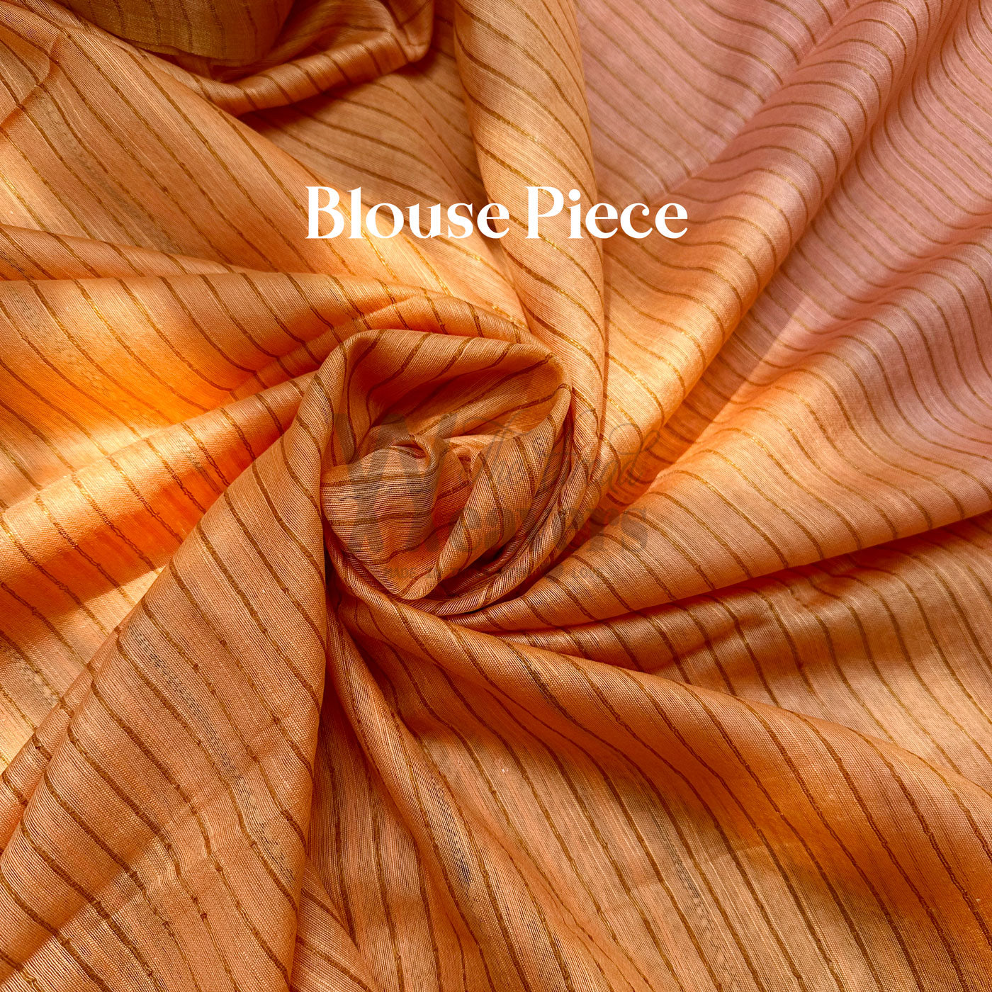 Apricot Blush Cotton Viscose Saree
