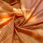 Load image into Gallery viewer, Apricot Blush Cotton Viscose Saree
