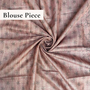 Dusty Pilk PBlouse piece with floral design