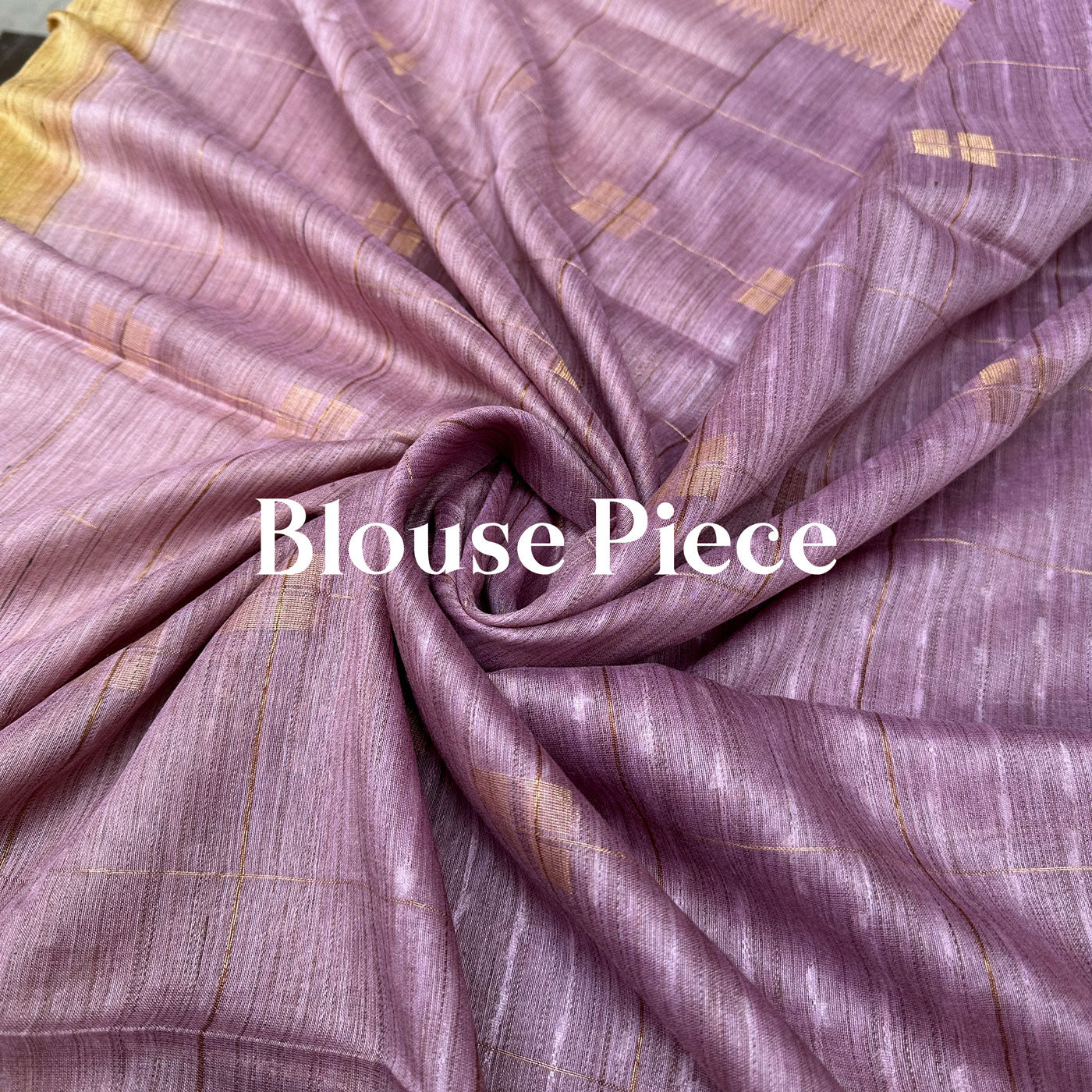 Artisan Gold Cotton Bamboo Silk Saree