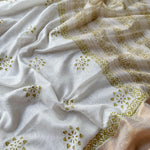 Load image into Gallery viewer, Ashwini Handblock Printed Cotton Silk Saree
