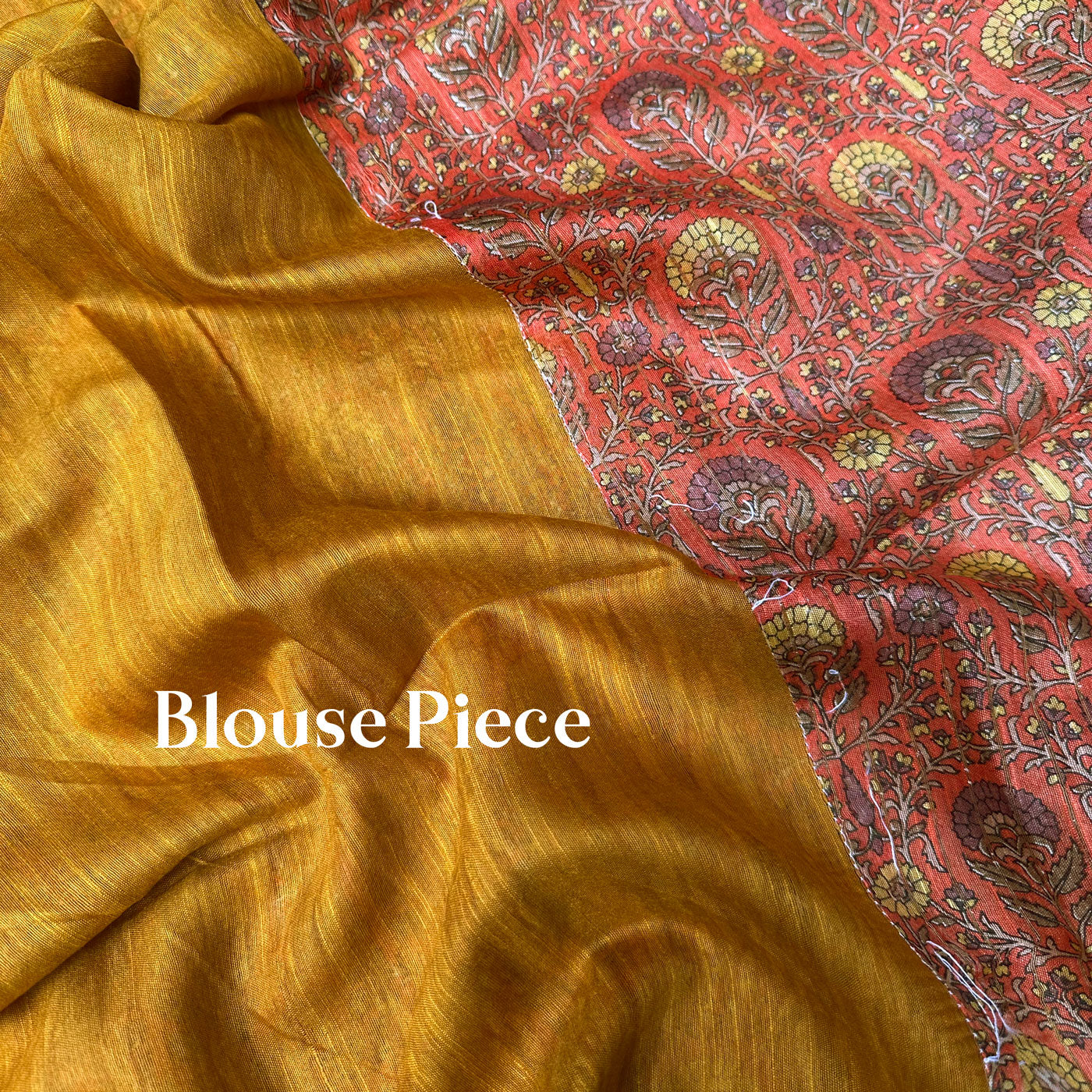 Autumn Maple Cotton Viscose Printed Saree