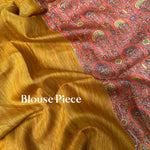 Load image into Gallery viewer, Autumn Maple Cotton Viscose Printed Saree
