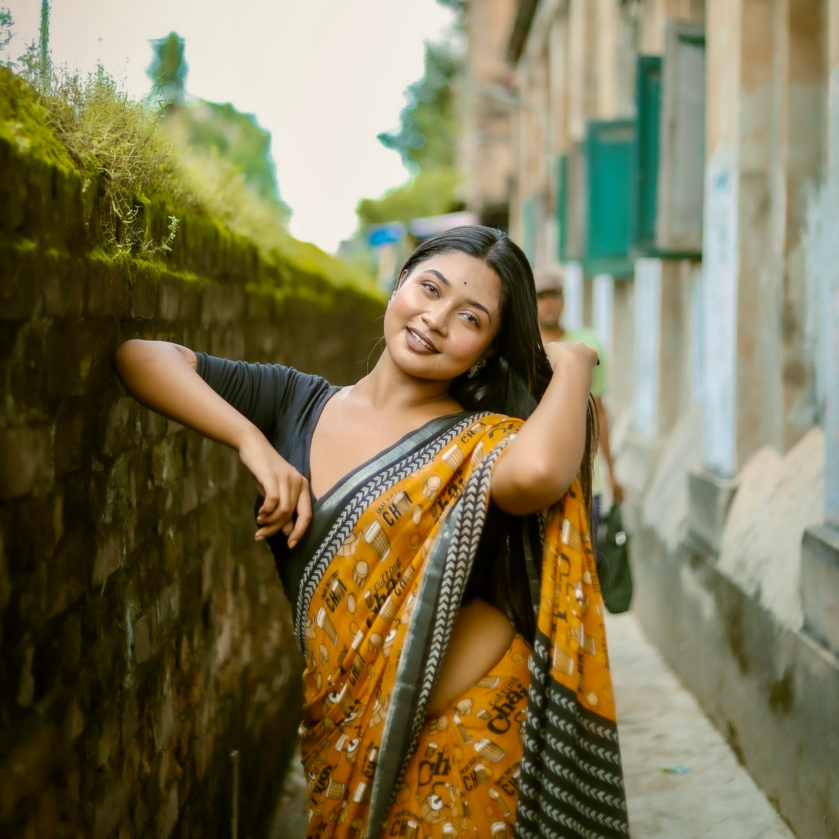 Cutting Chai Cotton Saree