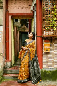 Cutting Chai Cotton Saree