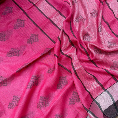Badragandhari Linen Saree