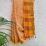 Load image into Gallery viewer, Balachandra Linen Embroidered Saree

