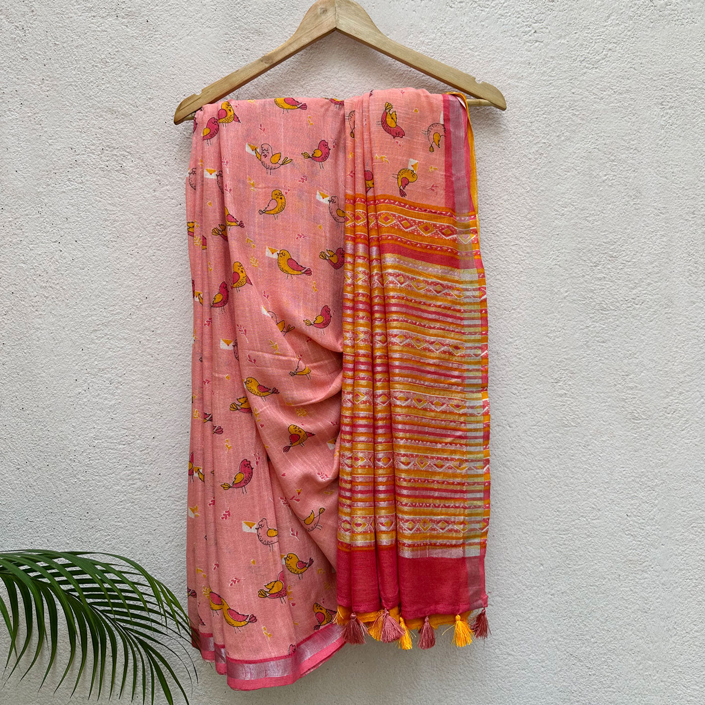 Bird Song Cotton Saree