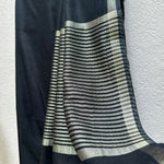 Load image into Gallery viewer, Slate Grey Cotton Saree with Printed Blouse

