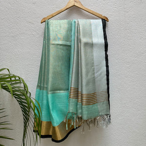 Zari Linen Saree
