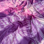 Load image into Gallery viewer, Boysenberry Shibori Cotton Linen Saree

