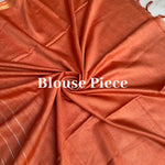 Load image into Gallery viewer, Bronze Cotton Silk Saree
