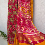 Load image into Gallery viewer, Cardinal Cotton Viscose Silk Saree
