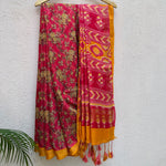 Load image into Gallery viewer, Cardinal Cotton Viscose Silk Saree

