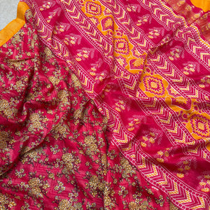 Cardinal Cotton Viscose Silk Saree