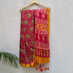 Load image into Gallery viewer, Cardinal Cotton Viscose Silk Saree
