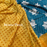 Load image into Gallery viewer, Carribean Floral Cotton Silk Printed Saree
