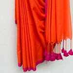Load image into Gallery viewer, Chandni Mul Mul Saree with Printed Blouse
