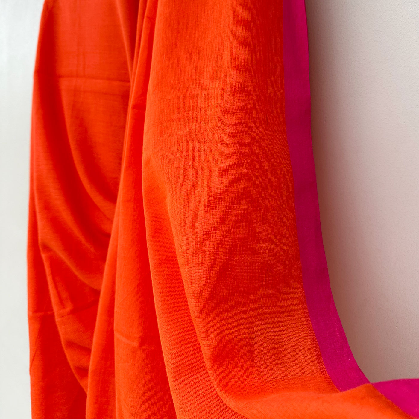 Chandni Mul Mul Saree with Printed Blouse