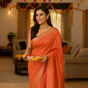 Vipat Taara Cotton Silk Sequins Saree