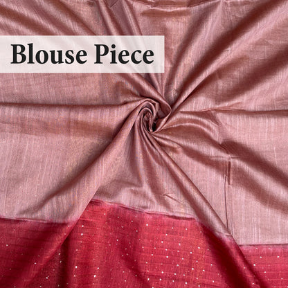 Chestnut Cotton Silk Saree