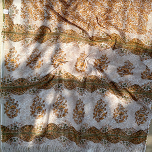 Chidambara Handblock Kota Doria Saree