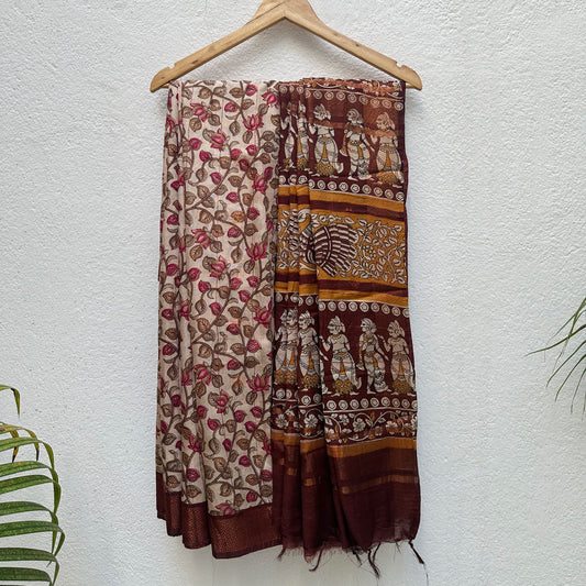 Chithra Padam Cotton Silk Printed Saree