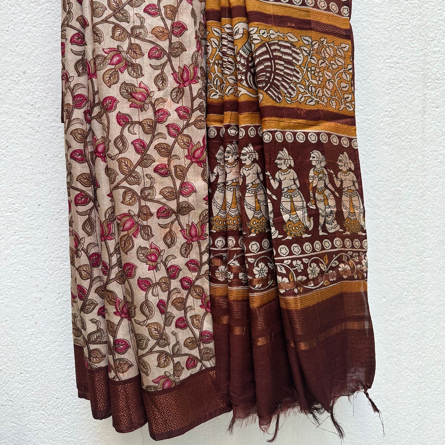 Chithra Padam Cotton Silk Printed Saree