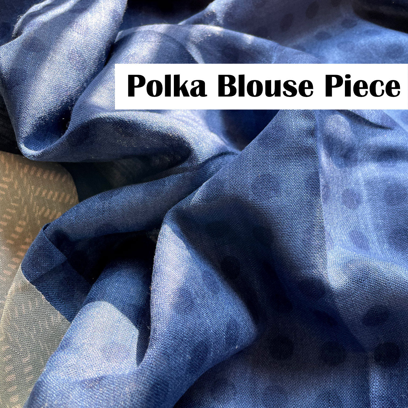 Cloudburst Organic Linen Saree