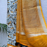 Load image into Gallery viewer, Coffee Date Cotton Saree
