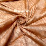 Load image into Gallery viewer, Corn Husk Cotton Bamboo Silk Saree
