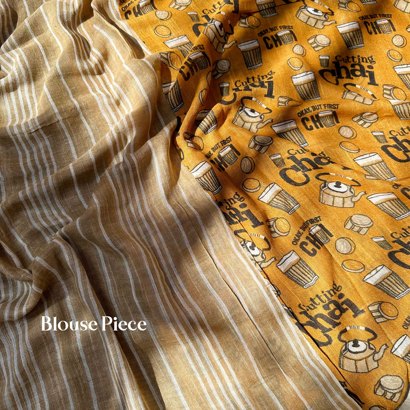 Cutting Chai Cotton Saree