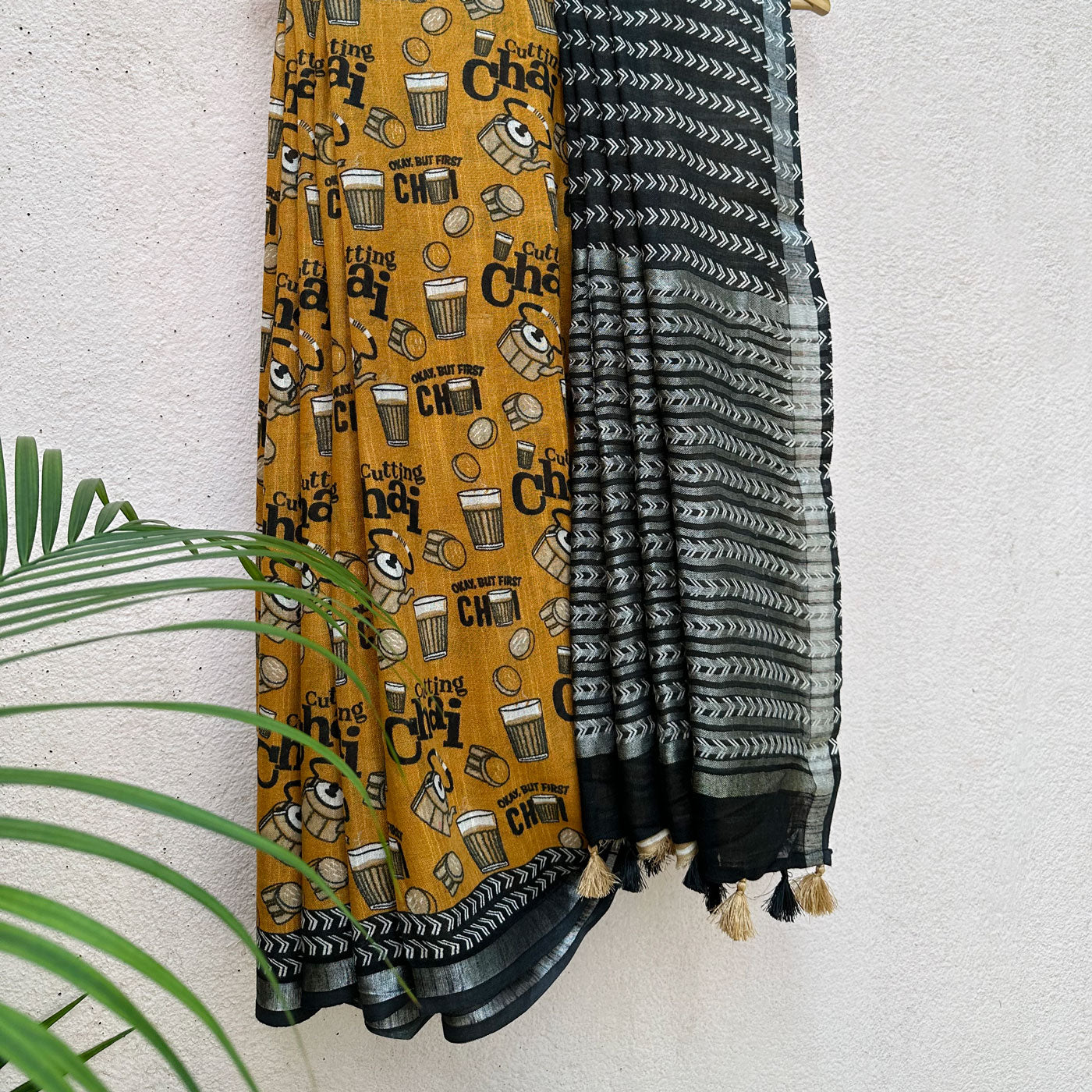 Cutting Chai Cotton Saree