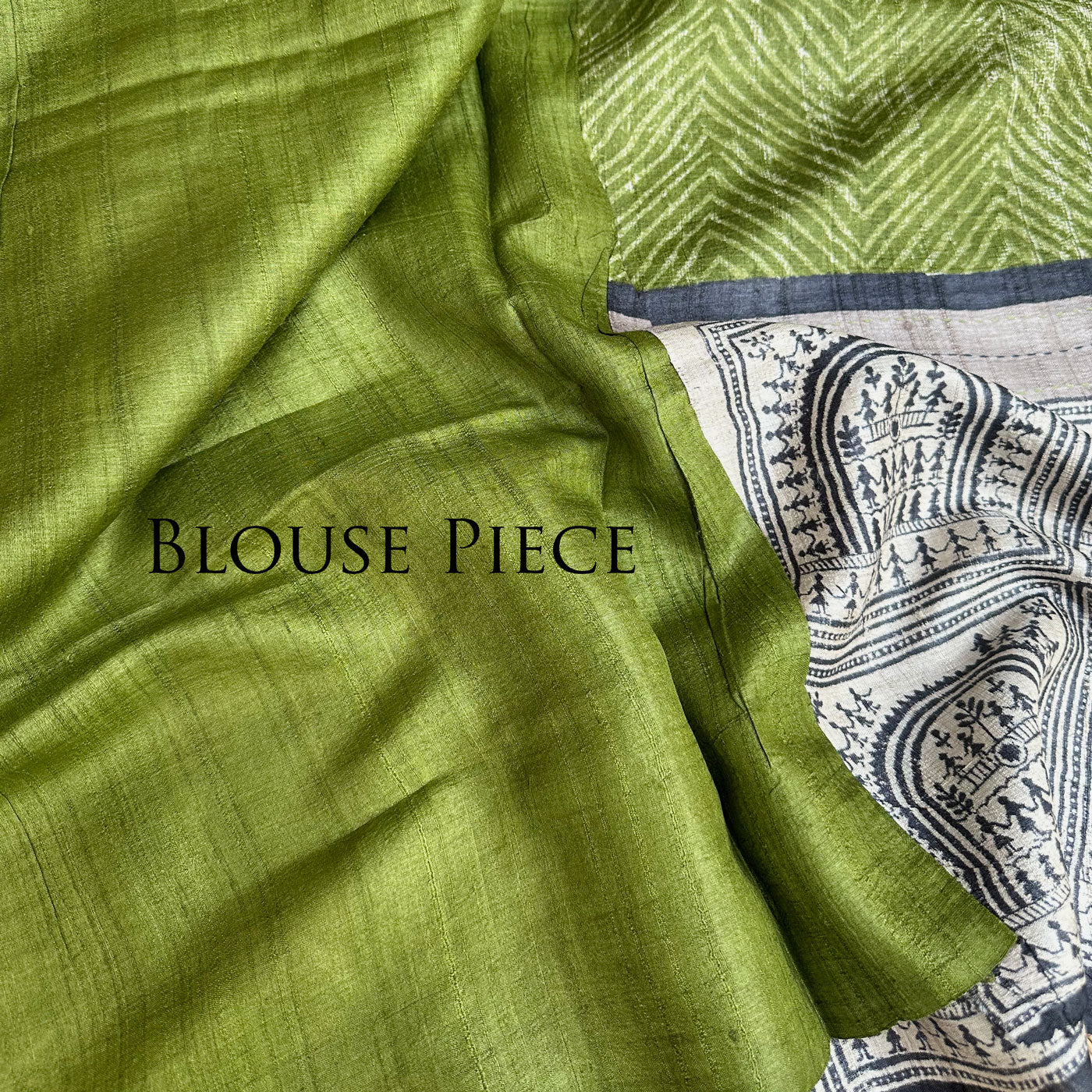 Daakshi Tribal Printed Desi Tussar Silk Saree