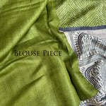 Load image into Gallery viewer, Daakshi Tribal Printed Desi Tussar Silk Saree
