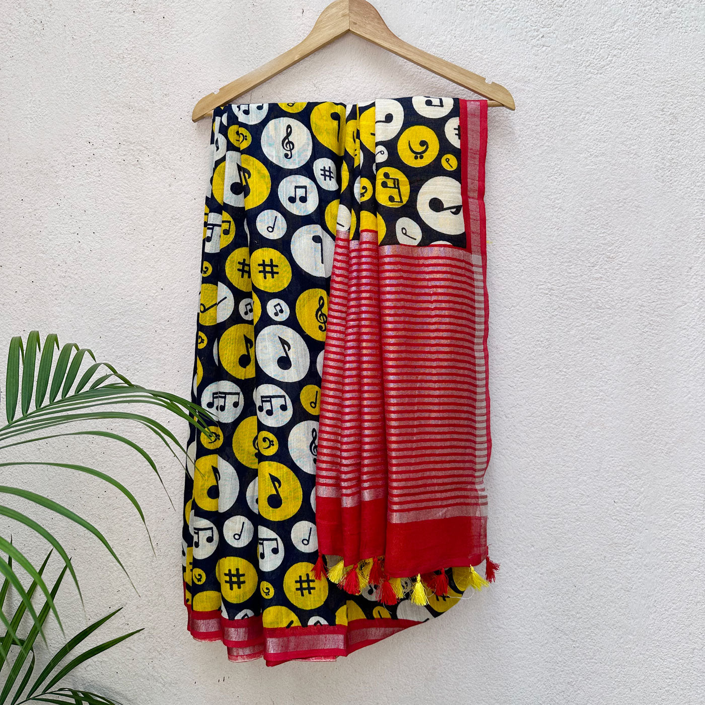Dance to the Beat Cotton Saree