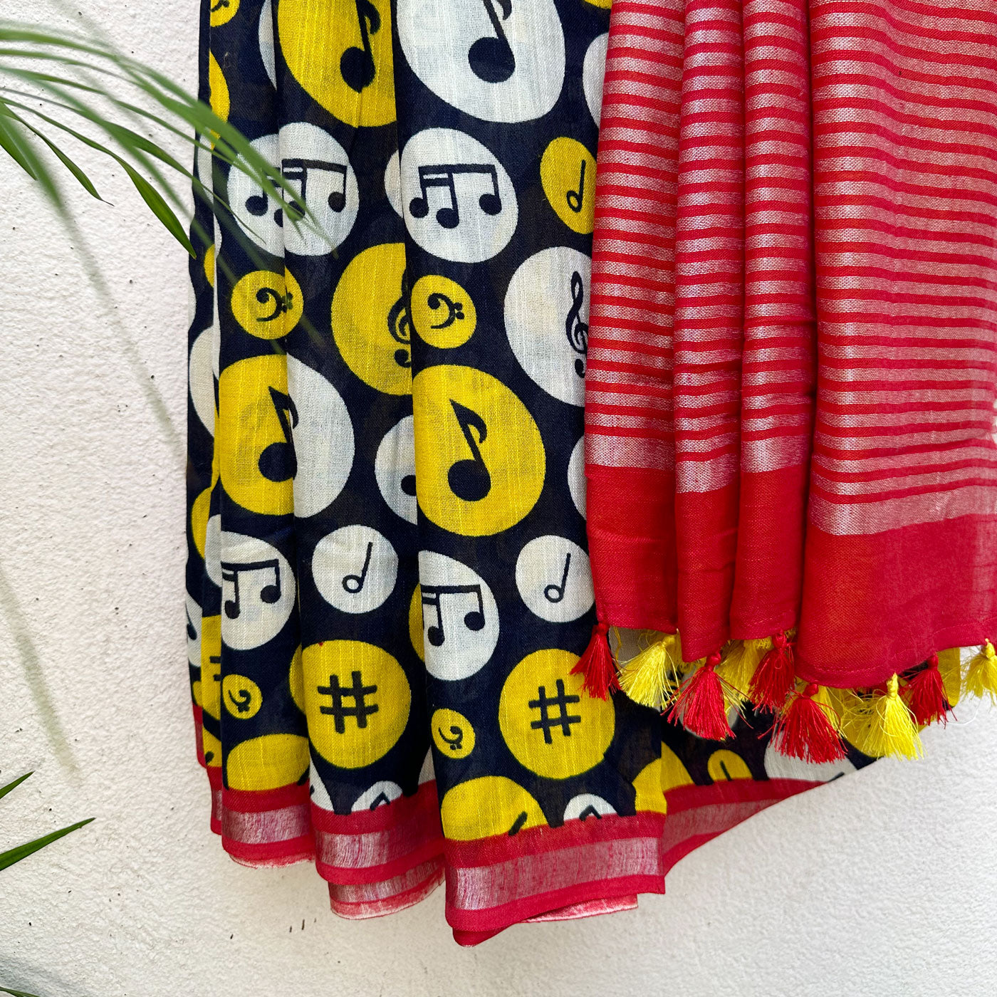 Dance to the Beat Cotton Saree