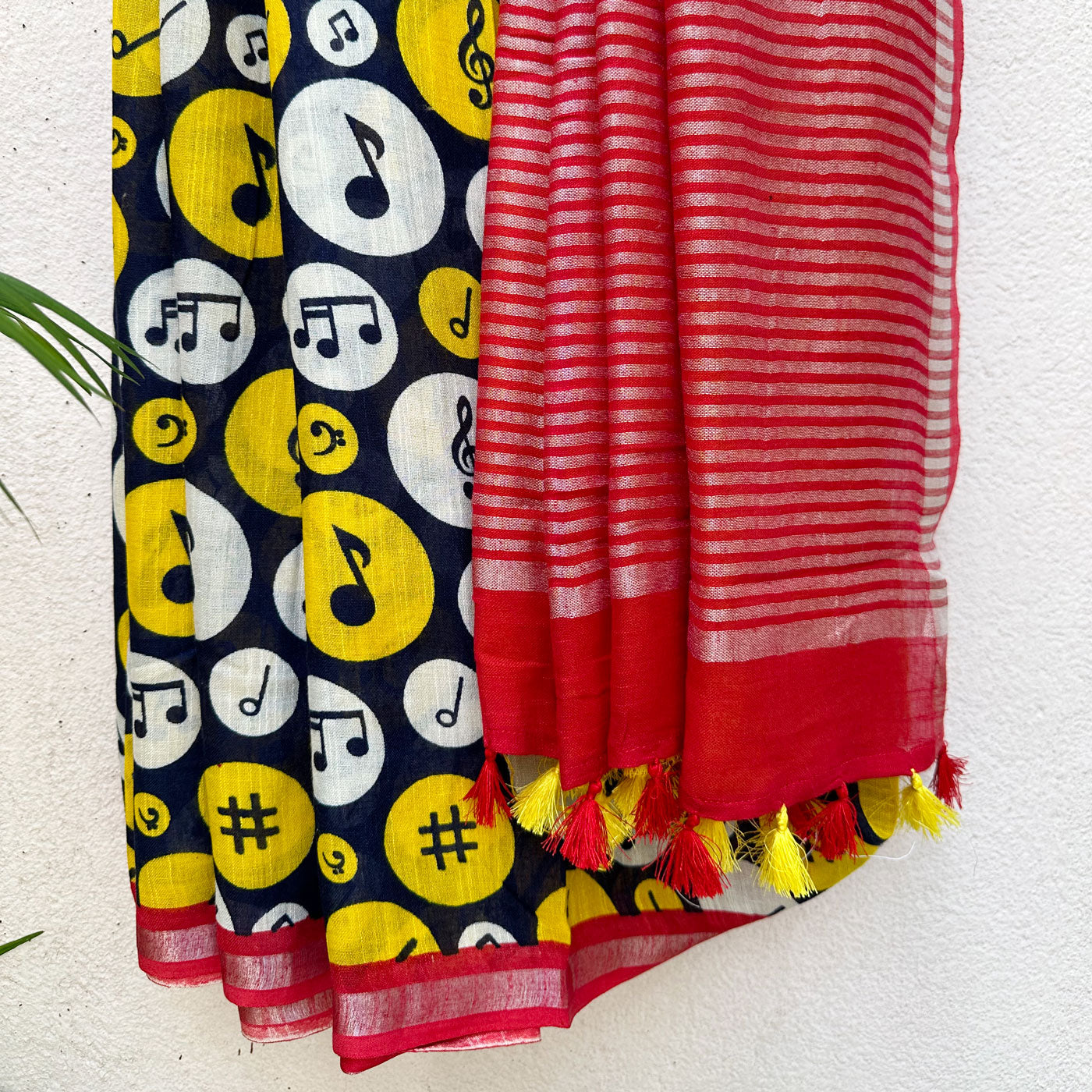 Dance to the Beat Cotton Saree