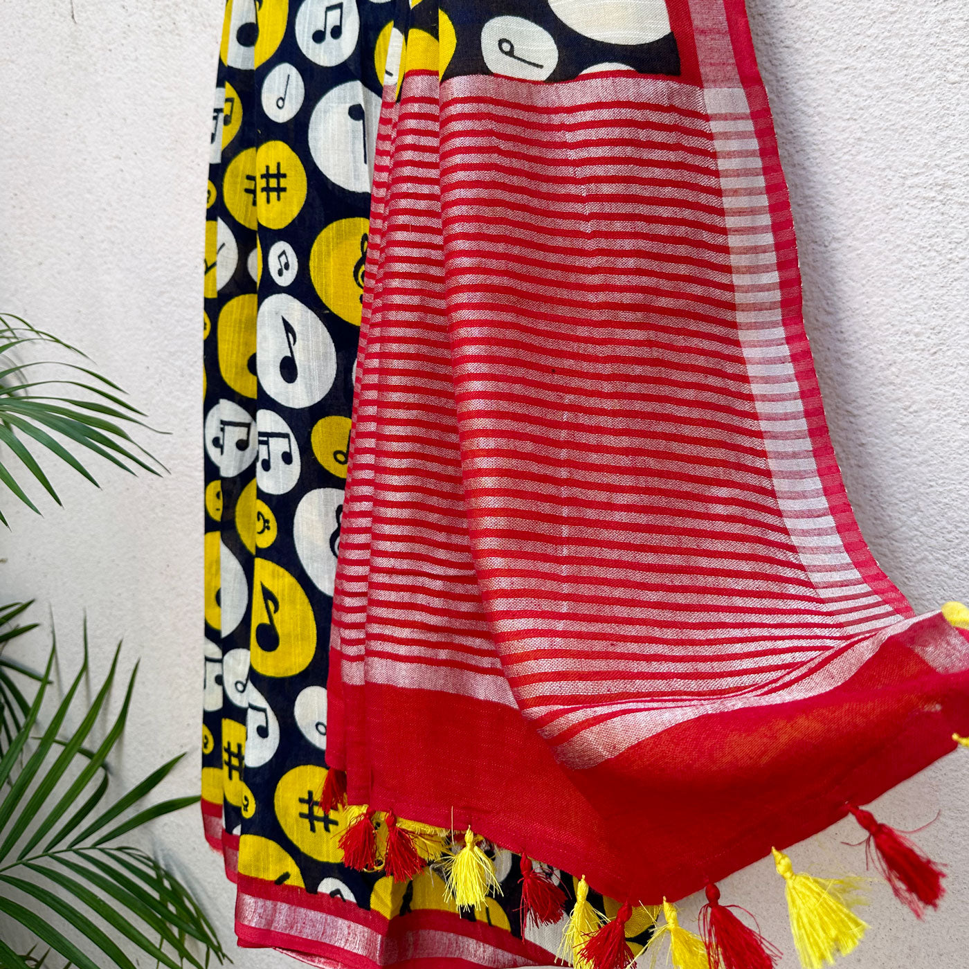 Dance to the Beat Cotton Saree