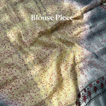 Load image into Gallery viewer, Dandellion Handblock Printed Pure Linen Saree

