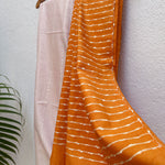 Load image into Gallery viewer, Delicate Saffron Cotton Silk Saree
