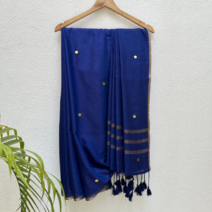 Dhruvtaara Cotton Silk Sequins Saree